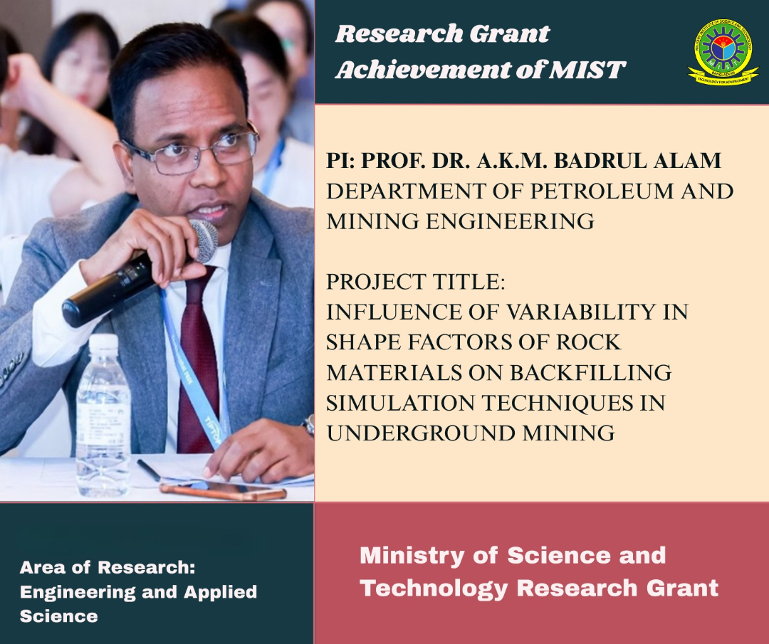 Research Grant Achieved by PME Faculties